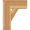 Ekena Millwork Traditional Block Rough Sawn Bracket w/ Offset Brace, Western Red Cedar, 8"W x 18"D x 22"H BKT0806X18X22TRA05RWR - alternate 4